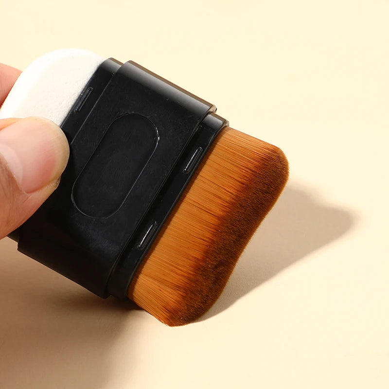 One Professional Foundation Brush, Double-ended Wavy Contour Brush, Suitable For Beauty Products.