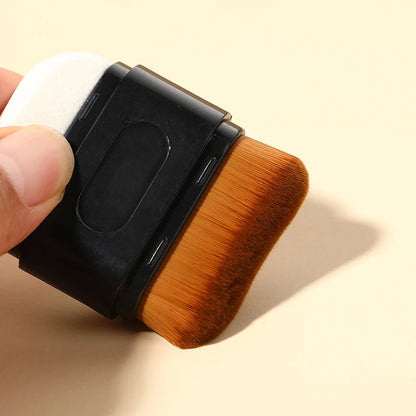 One Professional Foundation Brush, Double-ended Wavy Contour Brush, Suitable For Beauty Products.