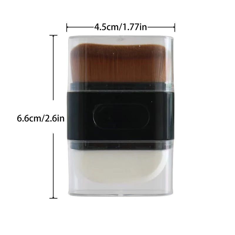 One Professional Foundation Brush, Double-ended Wavy Contour Brush, Suitable For Beauty Products.