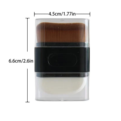 One Professional Foundation Brush, Double-ended Wavy Contour Brush, Suitable For Beauty Products.