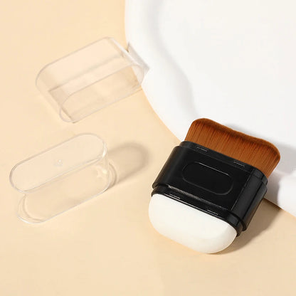 One Professional Foundation Brush, Double-ended Wavy Contour Brush, Suitable For Beauty Products.