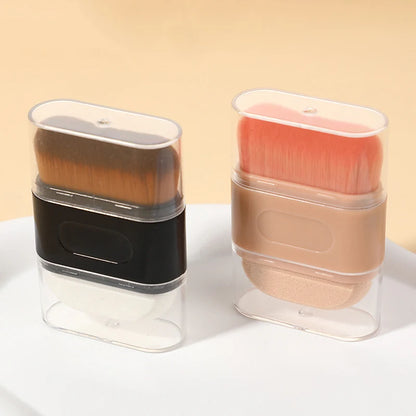 One Professional Foundation Brush, Double-ended Wavy Contour Brush, Suitable For Beauty Products.