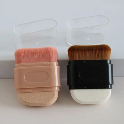 One Professional Foundation Brush, Double-ended Wavy Contour Brush, Suitable For Beauty Products.