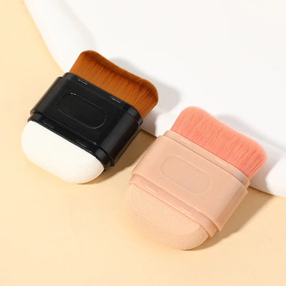 One Professional Foundation Brush, Double-ended Wavy Contour Brush, Suitable For Beauty Products.