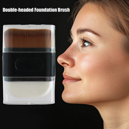 One Professional Foundation Brush, Double-ended Wavy Contour Brush, Suitable For Beauty Products.